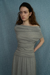 Comfort off-shoulder top_gray
