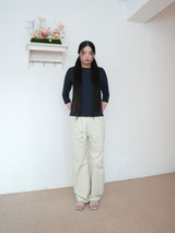 コンフィ 3/4スリーブT (NAVY)