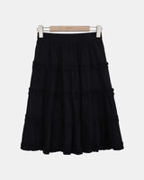 Reba Flare Tiered Midi Skirt