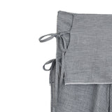 Skirt layered pants (Gray)