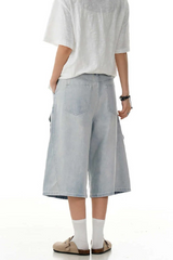 Blue Multi Pocket Jorts