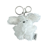 fluffy puppy keyring