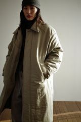 Oversized puffer coat, Khaki