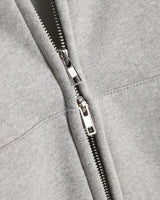 Fuzz Crop Napping Zip-up Hoodie
