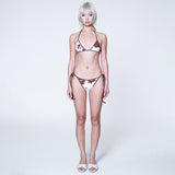 Zoe triangle bikini - mocha splash [micro]