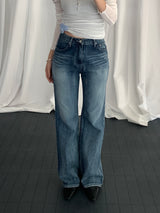 Summersell Washed Bootcut Jeans