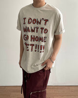 ゴーホームプリンテッドTシャツ