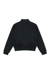 Cropped Zip-Up Sweater