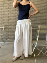 pure frill ribbon pants