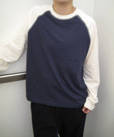 Raglan Contrast Long Sleeve T-Shirt (5 Colors)