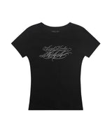 バック CRFREES Tシャツ (ブラック) F26QB073