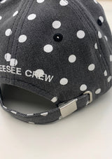 ビンテージウォッシングドットボールキャップ (Pigment Black)