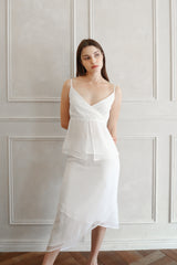 Lisha wrap sleeveless (white)