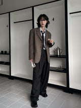 Pauline Scratch Wide Slacks