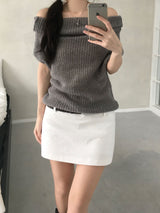 Vine Low-rise Mini Skirt (4 colors)