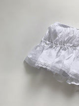 ウィンガーシャーリングレーススカート (White)