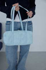 compact duffle bag (sky blue)