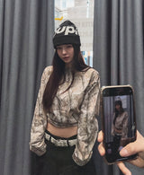 Treez リアルパターンルーズフィットロングスリーブ