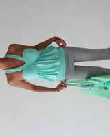 Folding roll-up capri leggings pants