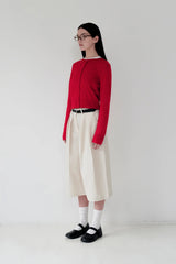 KIRSH PLAIN SOFT TOUCH CARDIGAN - RED  