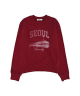 C CURETTY SEOUL MOOD SWEATSHIRT_BURGUNDY