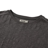 クリースハーフTシャツ / チャコール