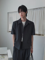 Chloe Stan Collar Half Crop Blazer