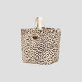 LEOPARD PATTERN CANVAS BAG