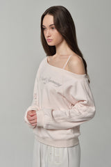  Bright Beginning off-shoulder top, Pink