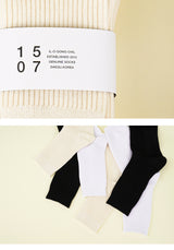 [5PACK] 1507 Womens モノスリムリブソックス