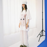 ドントクライエアロクールTシャツ - WHITE