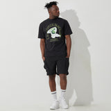 White Sculpture and Apple T-shirt (Black)