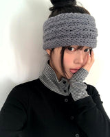 フーガリボンツイストニットウェアヘアバンドヘッドバンド