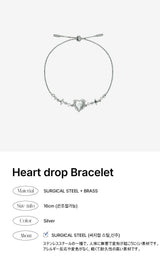 Heart drop Bracelet
