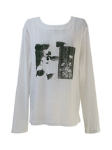 ペールフェイディドプリティングTシャツ (3color)