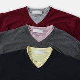 LMN Summer Layering Crop V-Neck Short Sleeve Tee (8 colors)