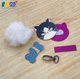 DIY Cat Keychain Material Kit