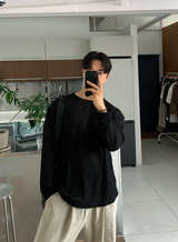 エイドデイリーリネンオーバーフィットロングスリーブTシャツ