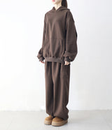 Unisex Diction Embroidered Sheepskin Overhood