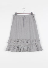 FRILL MIDI SKIRT