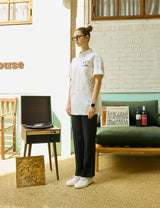Let’s Keep Our Youth White Work Short-Sleeved Shirt [Unisex]
