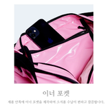 2WAY PADDED MESSENGER BAG_PINK