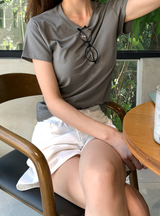 レイ エッセンシャル モダール ショート スリーブ Tシャツ/5カラー