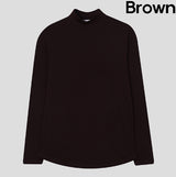 フェザーハーフネックブラッシュドポーラーTシャツ