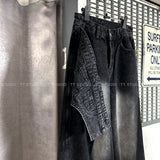 Wrap washing wide denim-PT