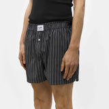 UNISEX ラベルトランクショーツ_CAHRCOAL