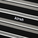ストライプピケTシャツ [BLACK]