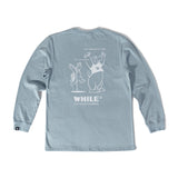ジャストリーチロングスリーブTシャツ(SORA BLUE)