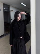  CLASSIC TOGGLE CROP COAT