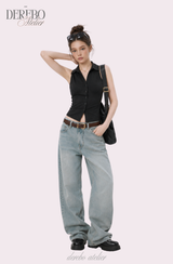 Steady Collar Halter Sleeveless Top